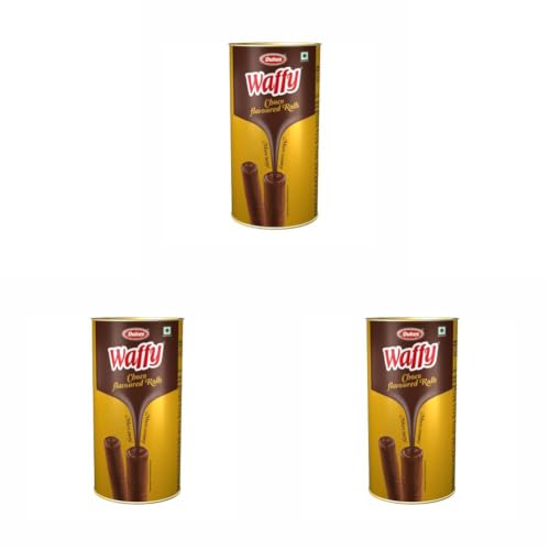 Image of Dukes Waffy Chocolate flavoured rolls (300g) (Pack of 3)
