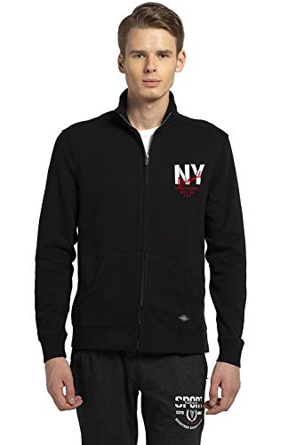 Image of Van Heusen Men's Cotton Crew Neck Modern Fit Sweatshirt (Ihjk1Lxd80003 Black XXL)