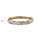 14K Yellow Gold Diamond-Accent Twist Promise Ring, Anniversary Ring or Wedding Band for Women; Promise Rings for Her, Gold Rings for Women (I-J Color, I2 Clarity), Size 6, by Brilliant Expressions