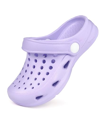 Image of Kids Girls Boys Clogs Garden Shoes Toddler Slip on Sandals Children Water Shower Beach Pool Slippers