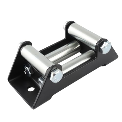 Guide-câble de Rouleau de Câble de Treuil, Guide-câble Universel Côte à Côte, Robuste, Diamètre de Trou de 125mm/5 Pouces, 6,3x2,8x2,4 Pouces