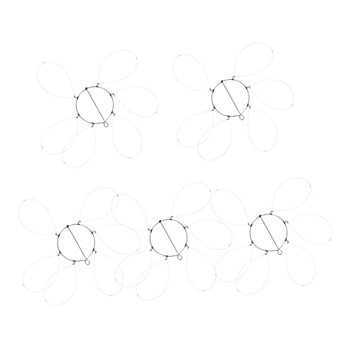 MUELODSIC Crab Trap Sets 5pcs Crab Fishing Rings Crabbing Gear Loops Crab Trap Easy to Store