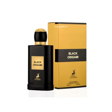 Image of MAISON ALHAMBRA Black Origami Long Lasting Unisex Eau De Parfum 100ml