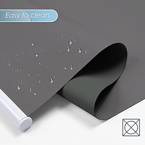 Blackout Window Shades Cordless Roller Shades For Window And Door, Home And Office, Gray(Upgrade Version), 30"(W) X 72"(H) #TOP3