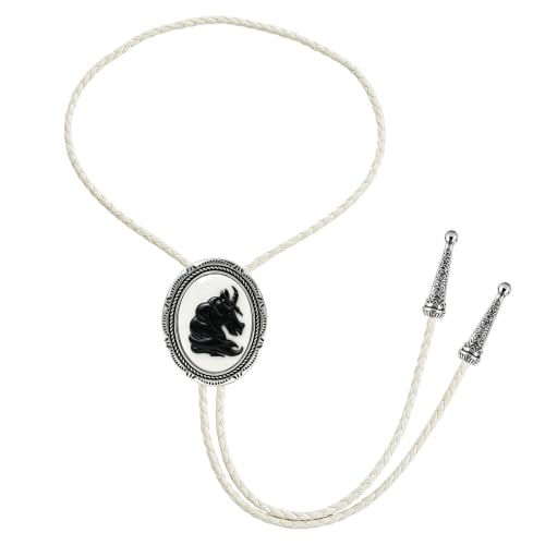 Image of Jeilwiy Bolo Tie for Men, Western Bolero Tie Cowboy Ties Native American Cowgirl Bolo Tie Accessories for Men Women