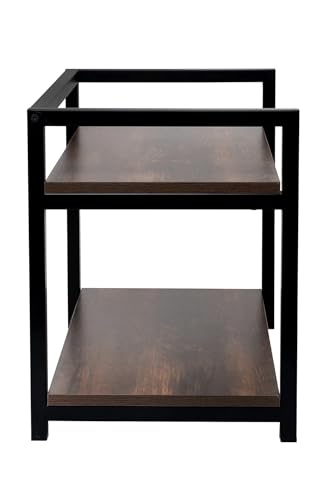 Image of ETIQUETTE ART Multi-Tier Heavy Duty Microwave Stand, metal Kitchen Shelf Countertop Organizer, Holds Up to 200 lbs, Space Saving Microwave Oven Rack for Kitchen Storage, Fits Most Microwaves (2 Tier)