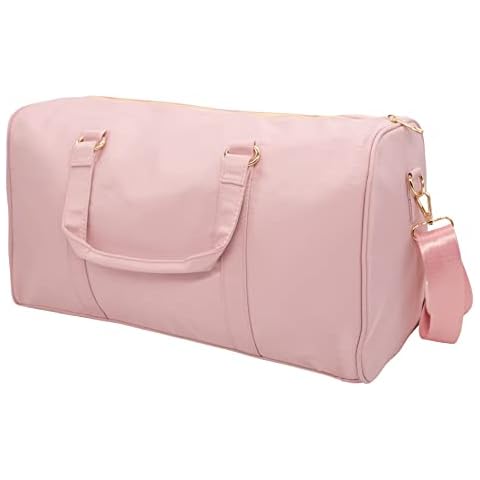 Phlox Collective Nylon Tote Bag Duffle Bag, Fashion Tote Bag, for Women, Men (Dark Pink Duffle) Cover