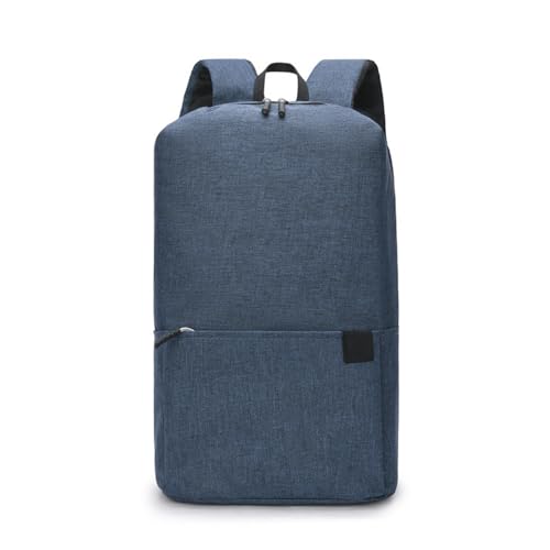 Mochila para laptop feminina, bolsa de viagem para mulheres, mochila de mão para homens, item pessoal de trabalho, casual, caminhada, mochila para o dia, Azul, Large, Azul