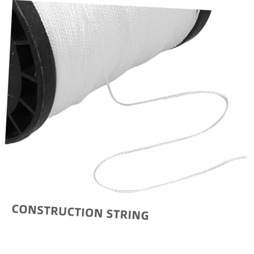 Ipetboom 3 rolls construction nylon twine cord masonry string line for building sites outdoor projects sturdy white nylon twisted string for masonry tools miniatura 7
