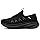 URDAR Zapatillas Running Hombre Bambas Deportivas Correr Jogging Caminar Gimnasio Fitness Atlético Tenis Trabajo Sneakers(Negro,43 EU)