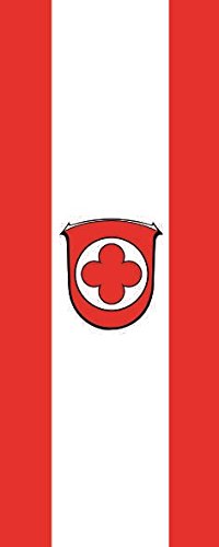 Drapeau de Baunatal grand format portrait pour pavoiser vos façades