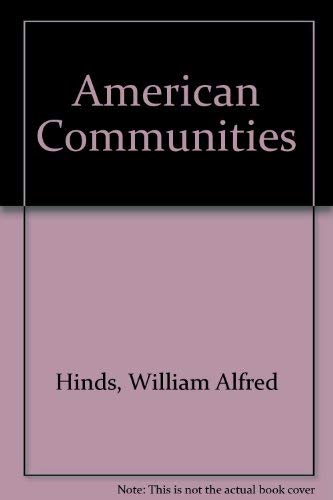 American Communities 0806503599 Book Cover
