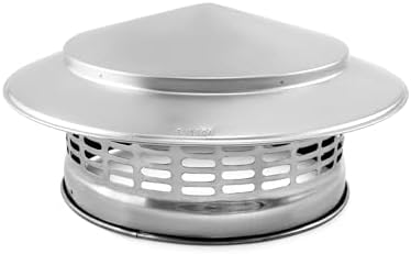 Roof Cowl 200mm Diameter 8". Ducting Pipe. Woodburner Flue Liner - View #2