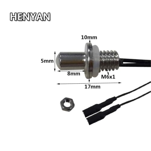 Termistor NTC 100K de acero inoxidable que corrige errores de lectura térmica 3