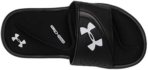 Under Armour Boys' Ignite VI Slide Sandal, Black (001)/Black, 12K M US Little Kid | Image 4