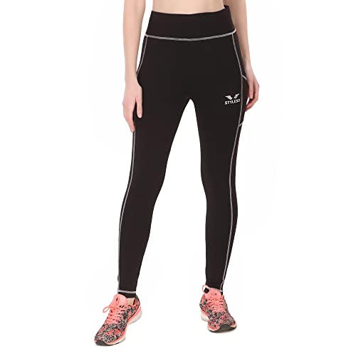 Image of Yoga Pants for Women High Waisted Stretchable Workout Jeggings with Pockets.