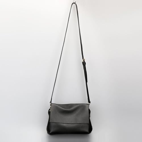 Women Crossbody Handbag Genuine Leather Two Layer Flap Shoulder Bag Female Small Messenger Purse Bags3