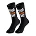 Sled Dog Racing Socks - Sleigh All Day Mushing Crew Socks for Dog Sledders, Husky Lovers, and Winter Athletes