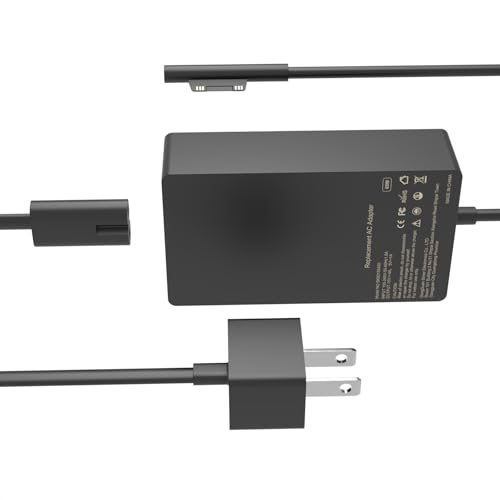 65W Surface Charger for Microsoft Surface Pro Windows Laptop Power Cord