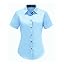 Blue Button Down Shirt Short Sleeve