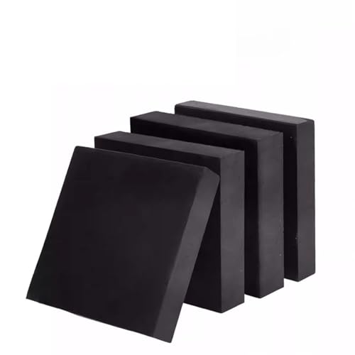 Entretoise d'amortisseur en caoutchouc noir 200x100x15mm pour isolation