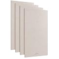 AudioSilk Acoustic Panels, 4 Pack ROOM KIT, Large, 46" x 23", Natural