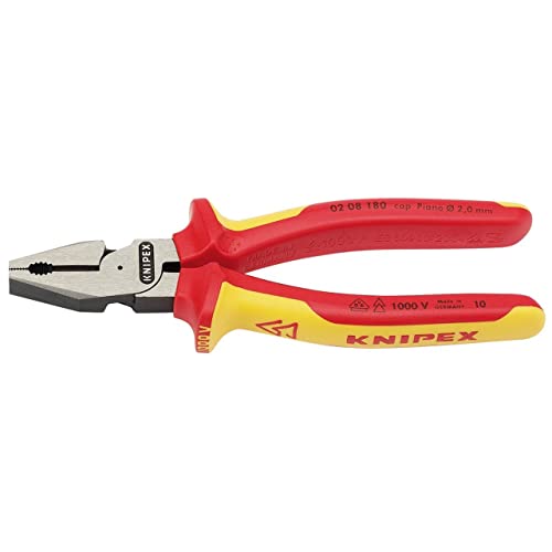 Knipex 32015 180mm Fully InsulatedHigh Leverage Combination Pliers