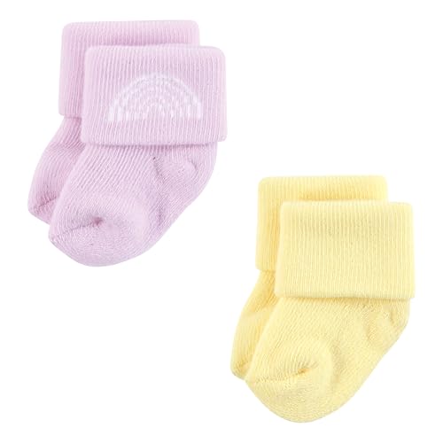 Image of Hudson Baby Baby 8-pack Cotton Rich Newborn and Terry Socks