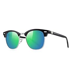 Black Frame/Silver Bridge/Green Mirror Lens