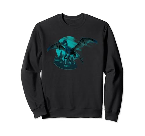 Harry Potter Thestral Flies Over Hogwarts Sweatshirt