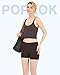 POPKOK Damen Anti Chafing Unterhosen Boxershorts Kurze Leggings Unterwäsche Nahtlos Boyshorts Panties 3er Pack (M, Schwarz)