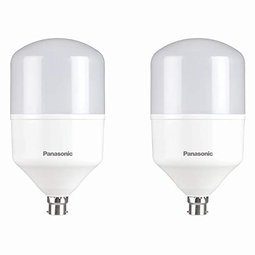 Image of Panasonic 50W B22 LED Cool Day Light Bulb, Pack of 2, (PBUM04507-pk2)