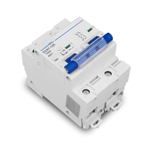 Disyuntor de CA 2P 80A para control de cortocircuitos en carril DIN de 240V 2
