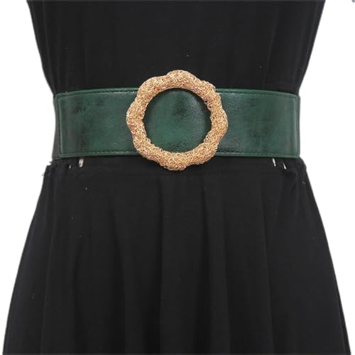 Wide waist cover leather trim all-in- dress suit elastic belt coat sweater black