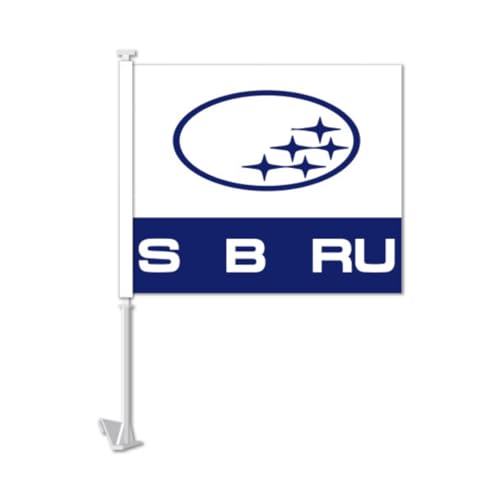 Manufacturer Clip-On Window Sign Compatible with Subaru 11" x 13", 1 Pack