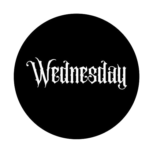 WEDNESDAY, DARK HUMOR, GOTHIC FAMILY, BLACK COMEDY INSPIRED PopSockets Swappable PopGrip - Image 3