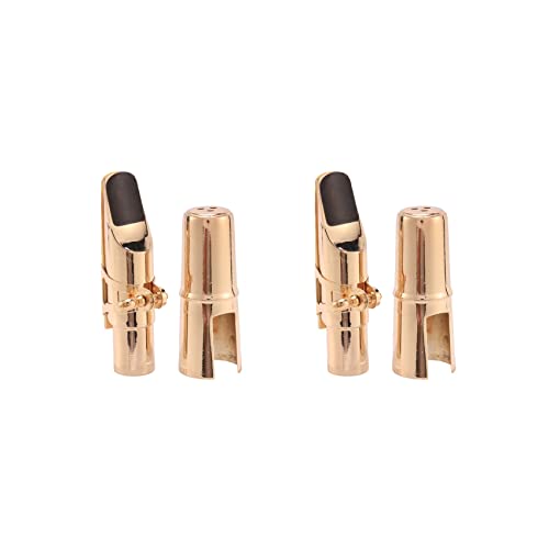 Embouchure de Saxophone Sax Alto Doré pour remplacer vos pièces d'instruments