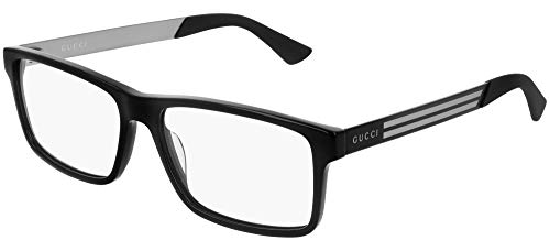 Gucci Web GG0692O 004 Eyeglasses Men's Black Full Rim Optical Frame 57mm by Gucci - Used condition - US$88.05