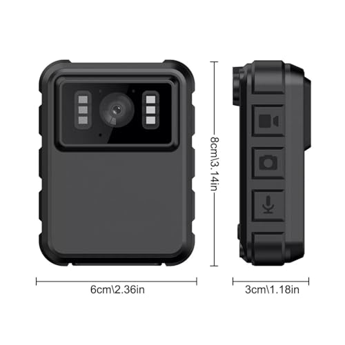CHICHIYANG Body Camera Wearable Camcorder 2K HD miniatura 2