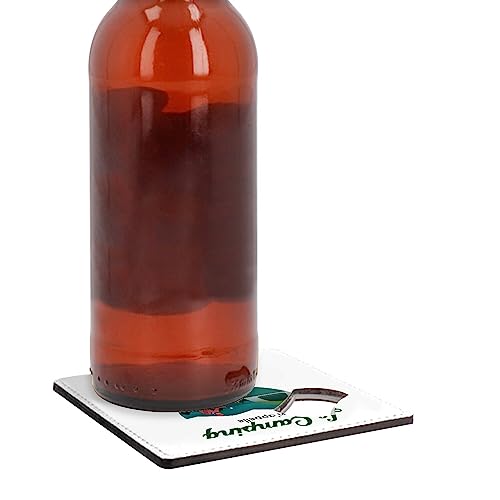 Sous verre décapsuleur camping 92 mm protège table et ouvre bouteille