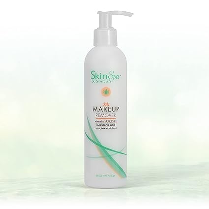 Skin Spa - Makeup Remover Lotion Cleanser For All Skin Types, Fragrance-Free, 8 Oz - Daily Skin Care Cream, Infused With Hyaluronic Acid, Amino Acids, Comfrey Extract, Vitamin A, C, E #TOP2