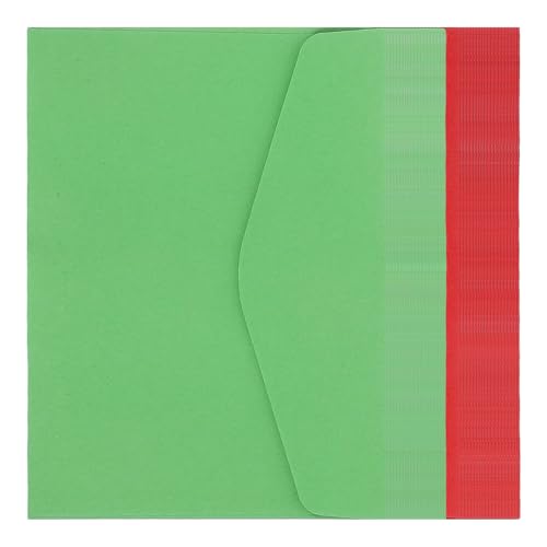 BESTonZON 40個 ミニカラフルカード封筒 名刺収納用 無地 小型多用途封筒 おしゃれなカードケース 家 オフィス 旅行用整理ケース