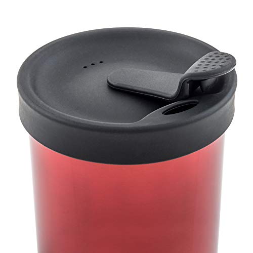 PRESSE by Bobble French Coffee Press And Insulated Stainless Steel Travel Tumbler for On-The-Go Brewing - 13 oz