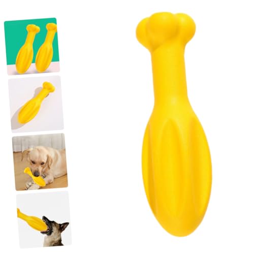 BESTonZON Hühnerknochenförmiges Hundespielzeug Welpen-beißspielzeug Kauspielzeug für Hunde mit Eva-Material gegen Stress und Langeweile Fördert Zahngesundheit