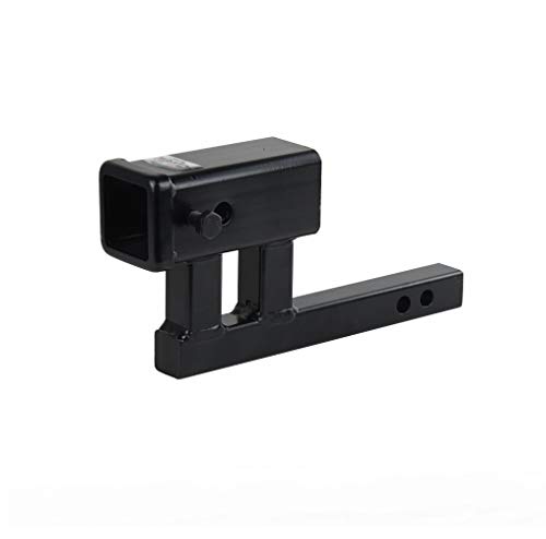 TOPTOW Trailer Hitch Extender Adapter 2 Receiver 4-1/4 inch Rise/Drop 1-1/4 inch Solid Shank 8-5/8 Extension