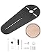 Produktbild QWORK® Kreis Schneidjig Kreisschablone Kompatibel mit Bosch RT0700C DRT50 Makita GMR1 Elektrische Handfräse Holzrouter - Schnittdurchmesser von 2 cm bis 68 cm