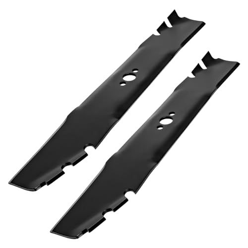 Fourtry 120-9500-03 Mulching Blades Compatible with Toro Ex Mark 30' Deck Lawn Mowers, 116-6358 Mower Blades Fit for Toro 20199 22205TE, Ex Mark ECKA30, Replace for 120-9500 20120 20120P, 2 Pack