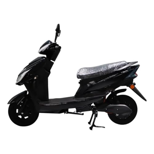 Image of Electric Scooter for Adult with 48V 30AH Lithium Battery, 50-60km Range, 35-40km /h Speed, Disc & Drum Brakes, LED or LCD Headlight, Comfortable Seat, Non-RTO, 1Year Battery Warranty (Black)