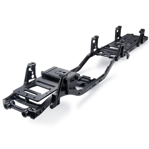 Compatible With Axial For SCX10 II 90046 90047 90027 90028 1/10 RC クローラー カー アップグレード パーツ メタル シャーシ フレーム キット 6x6 RCアップグレードスペアパーツ