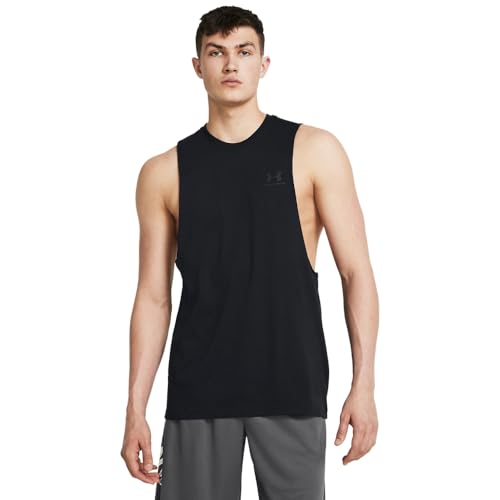 Under Armour Mens Sportstyle Left Chest Cut-Off T-Shirt product thumbnail 13
